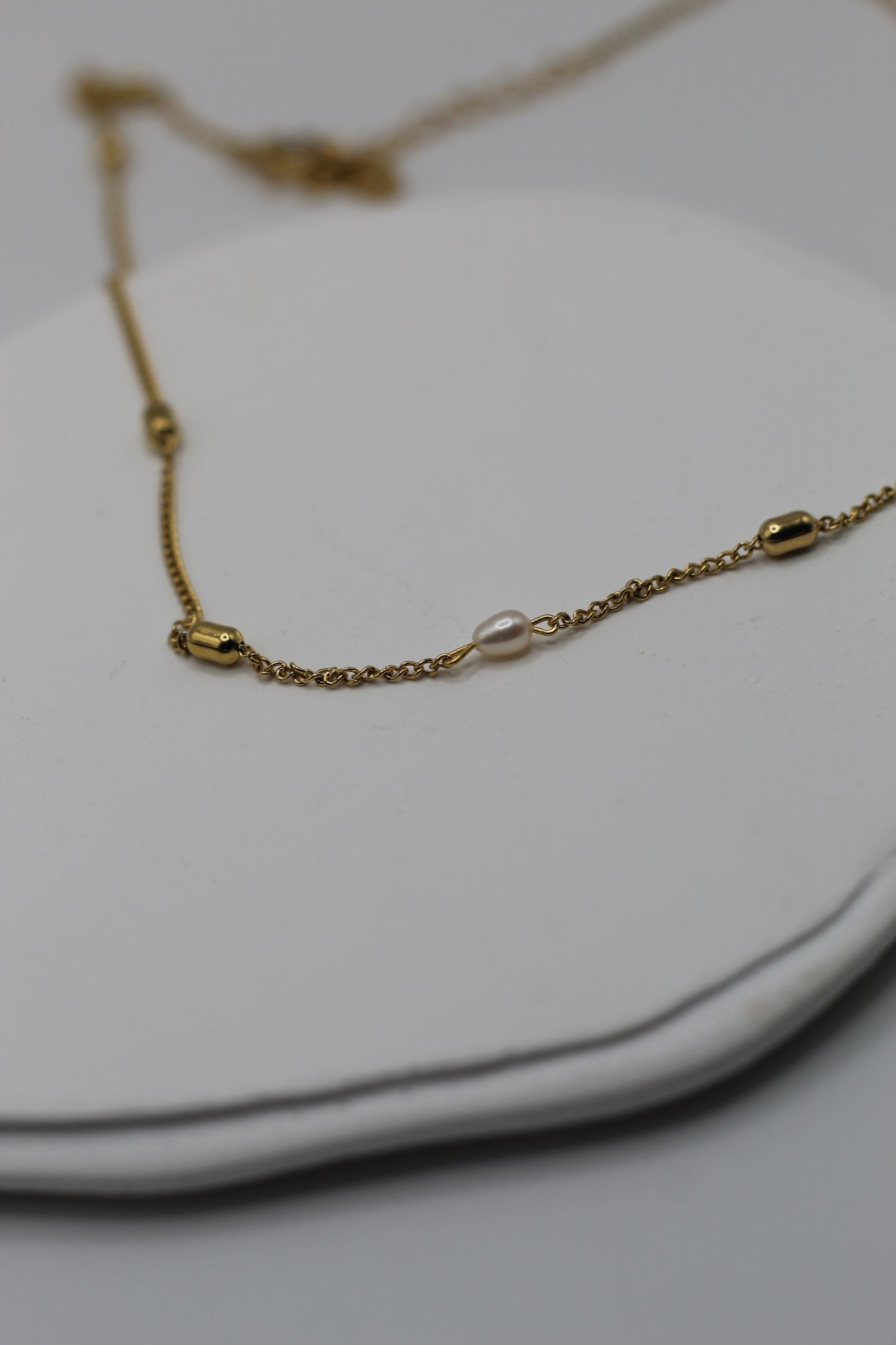 Collar Perla Abalorios