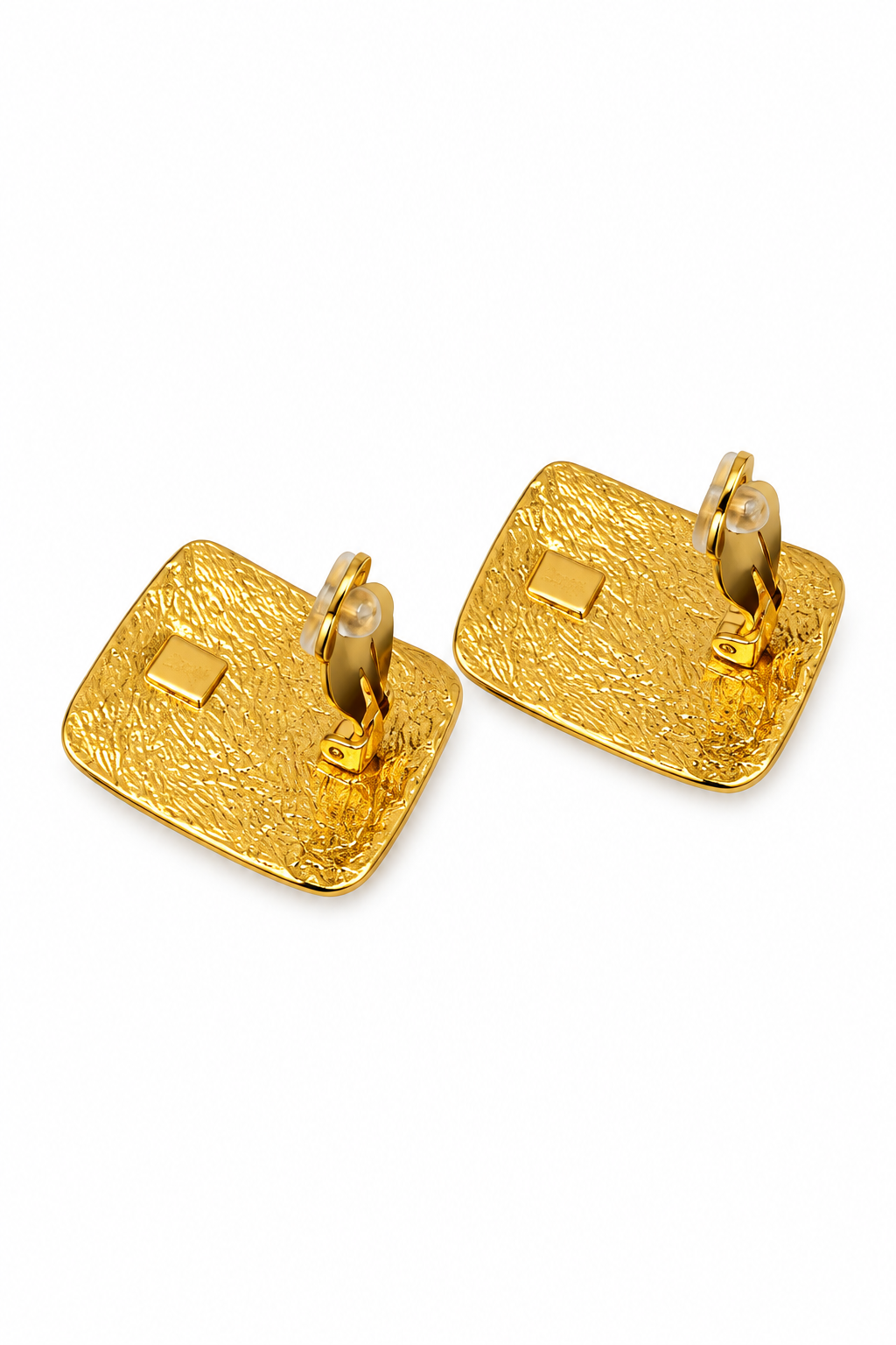 Pendientes Y S’int L Vintage Textured Square