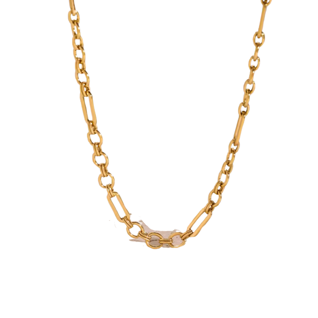 Collar Eslabones anchos y ovalados