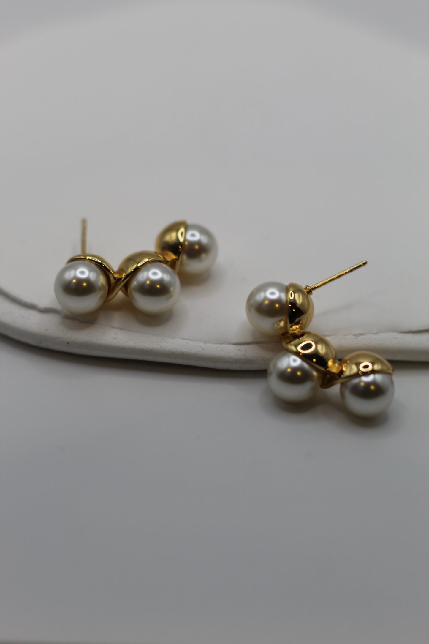 Pendientes 3 Perlas
