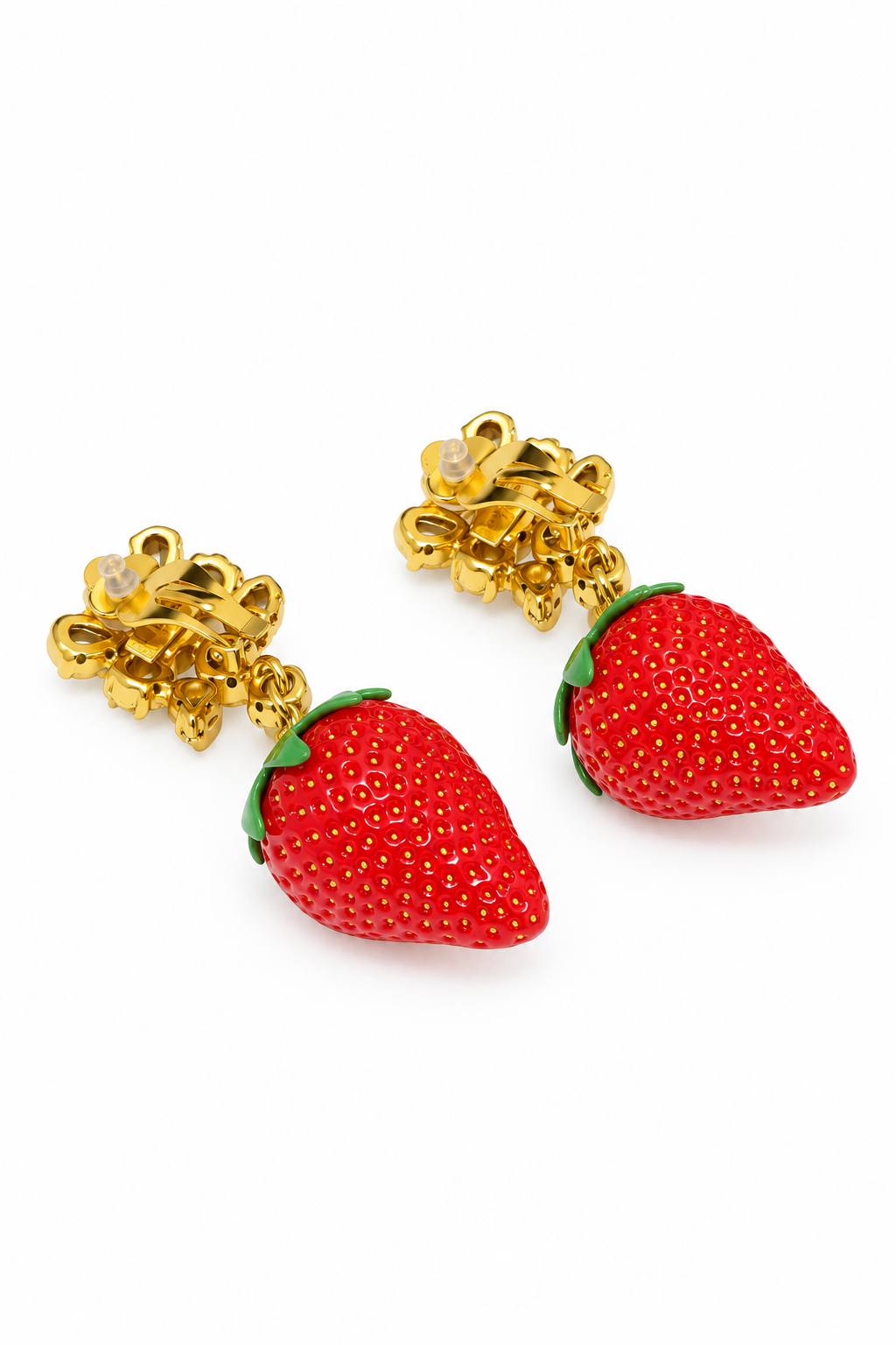 Pendientes Y S’int L Rhinestone Strawberry