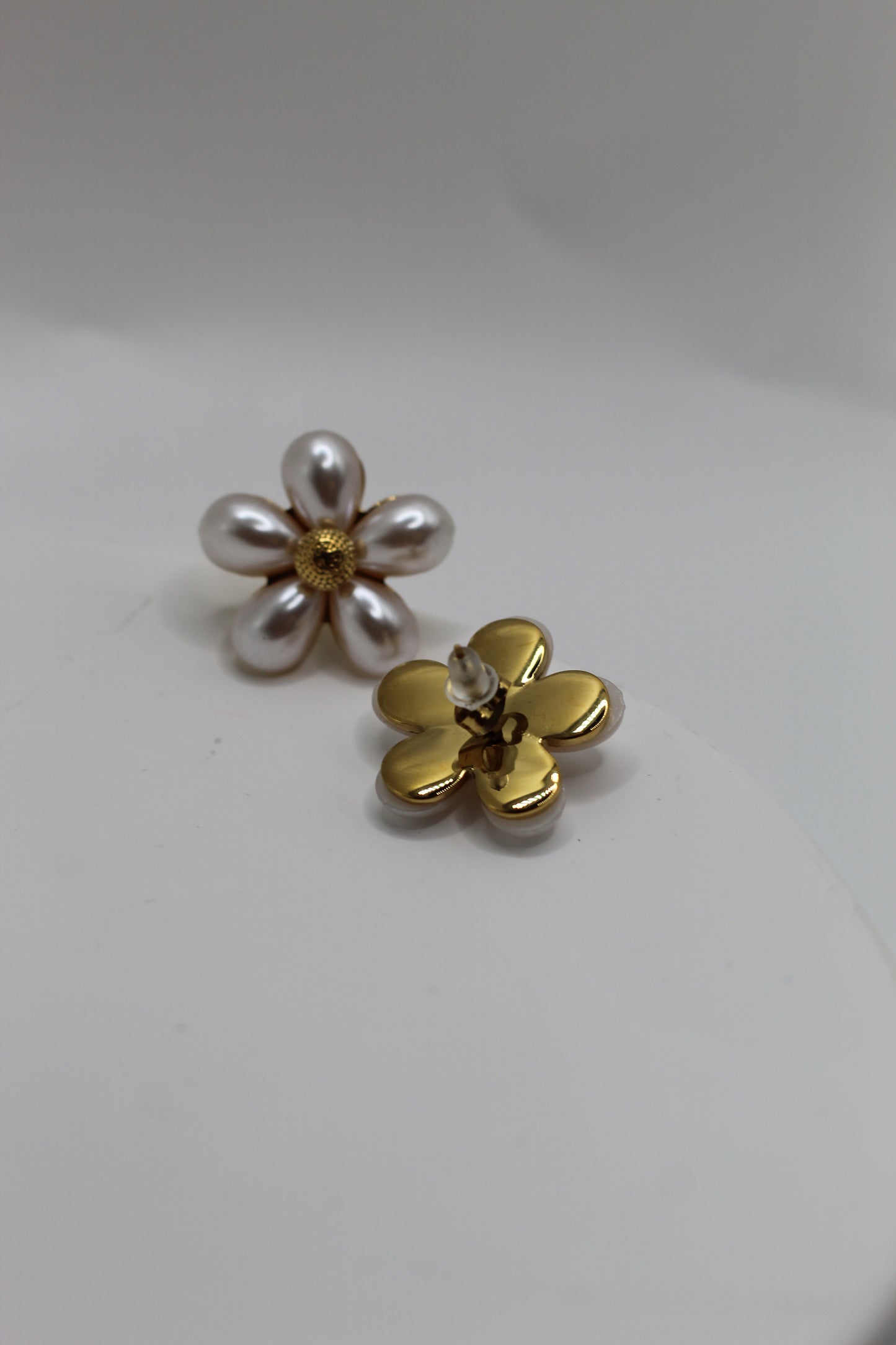 Pendientes Flores Perla