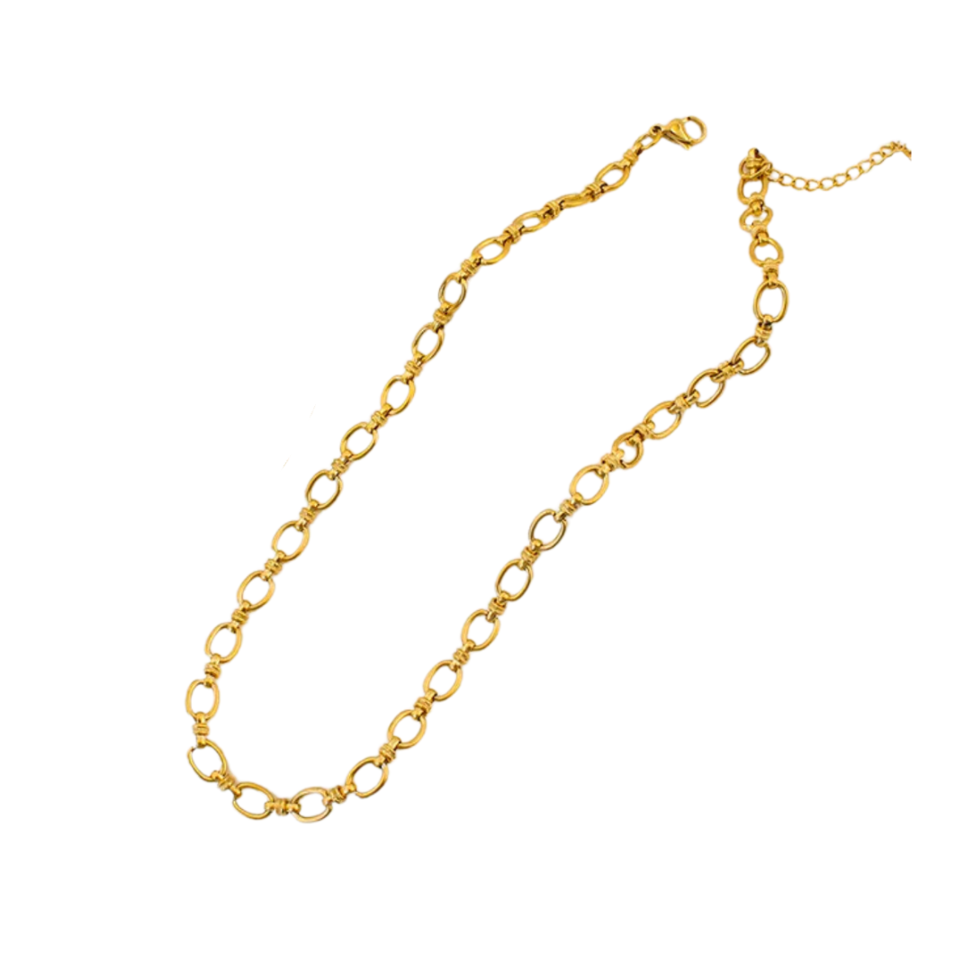 Collar Eslabones Ovalados