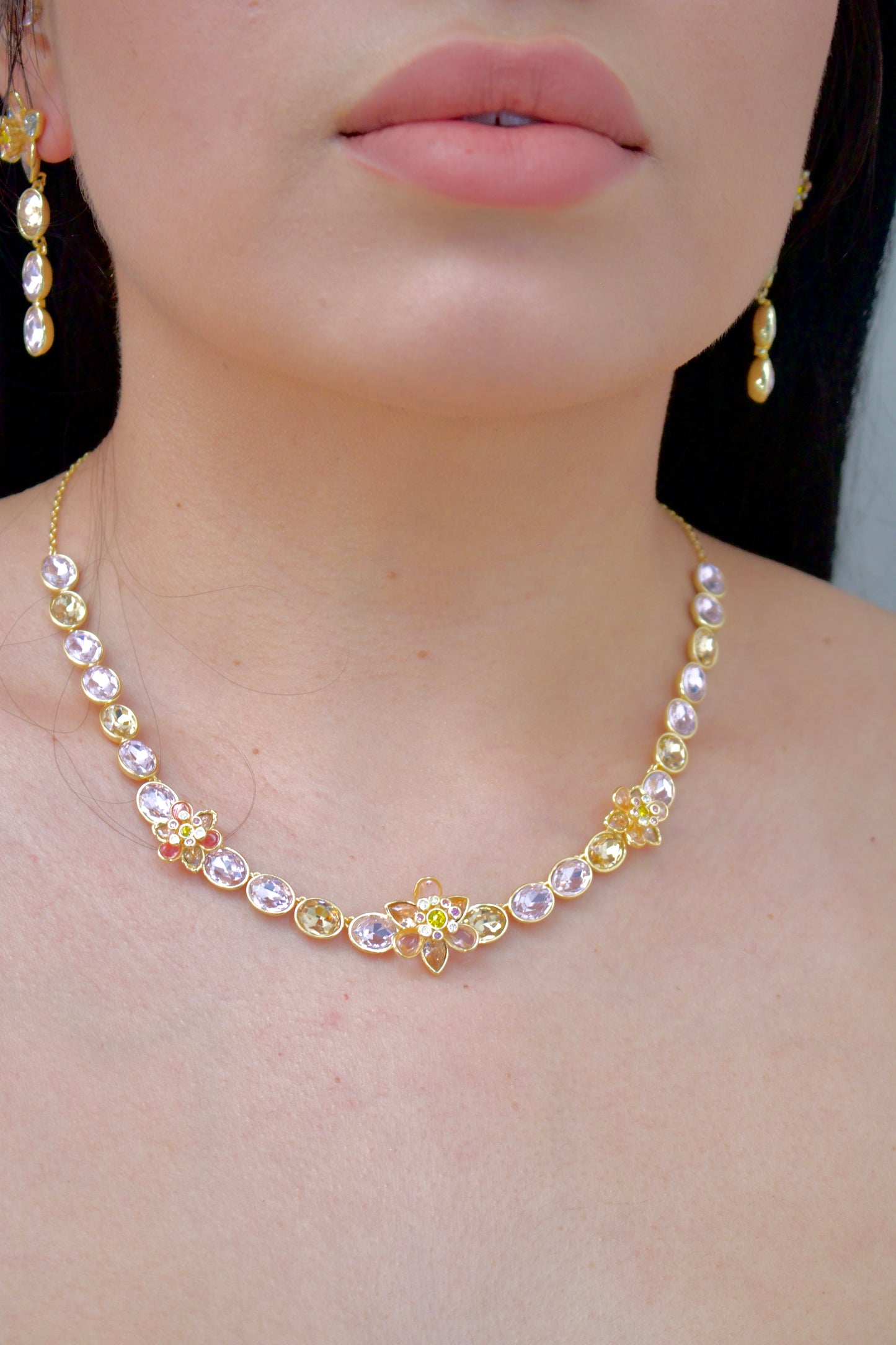 Collar y Aretes a Juego Swarows