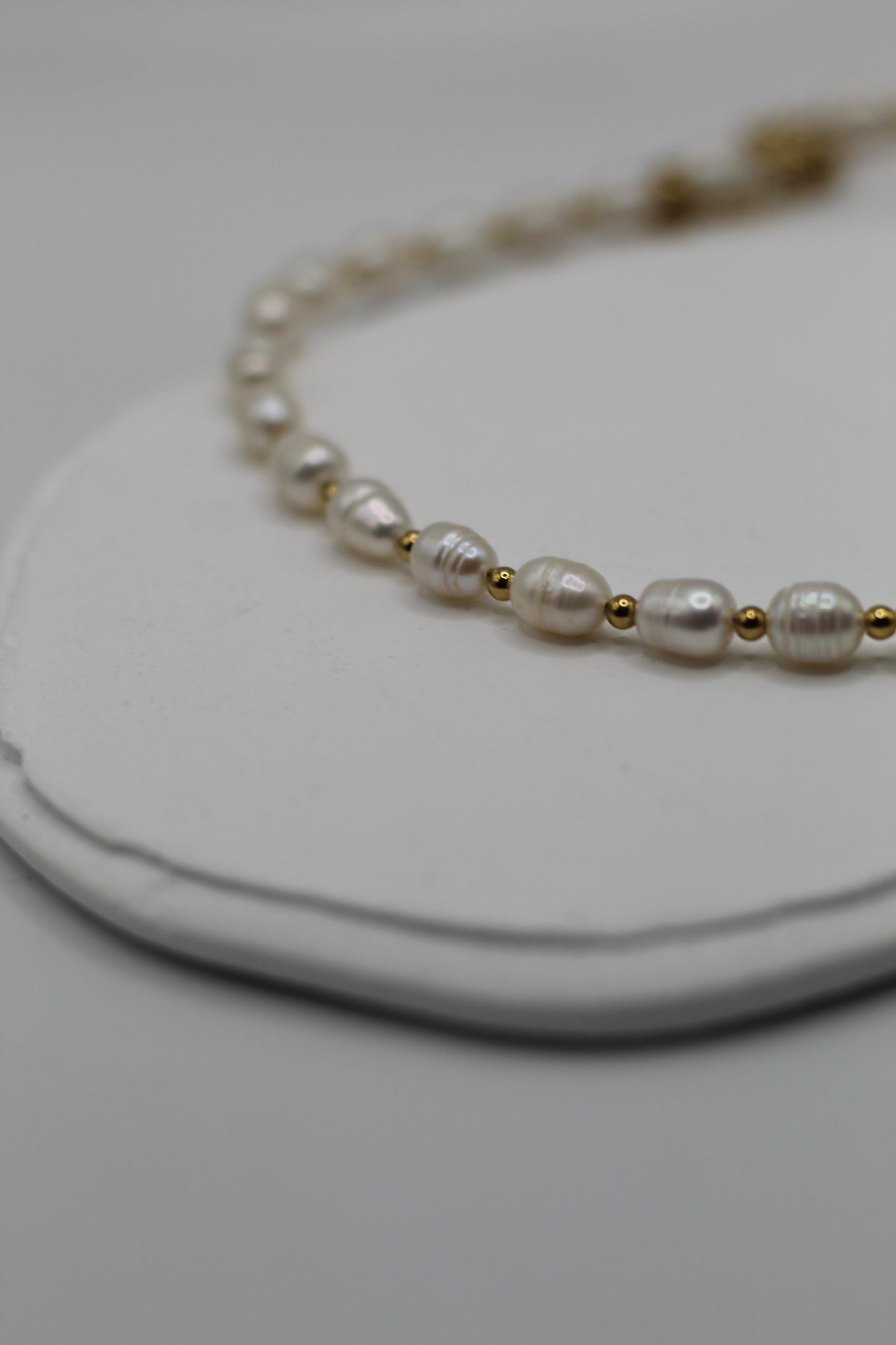 Collar perlas naturales