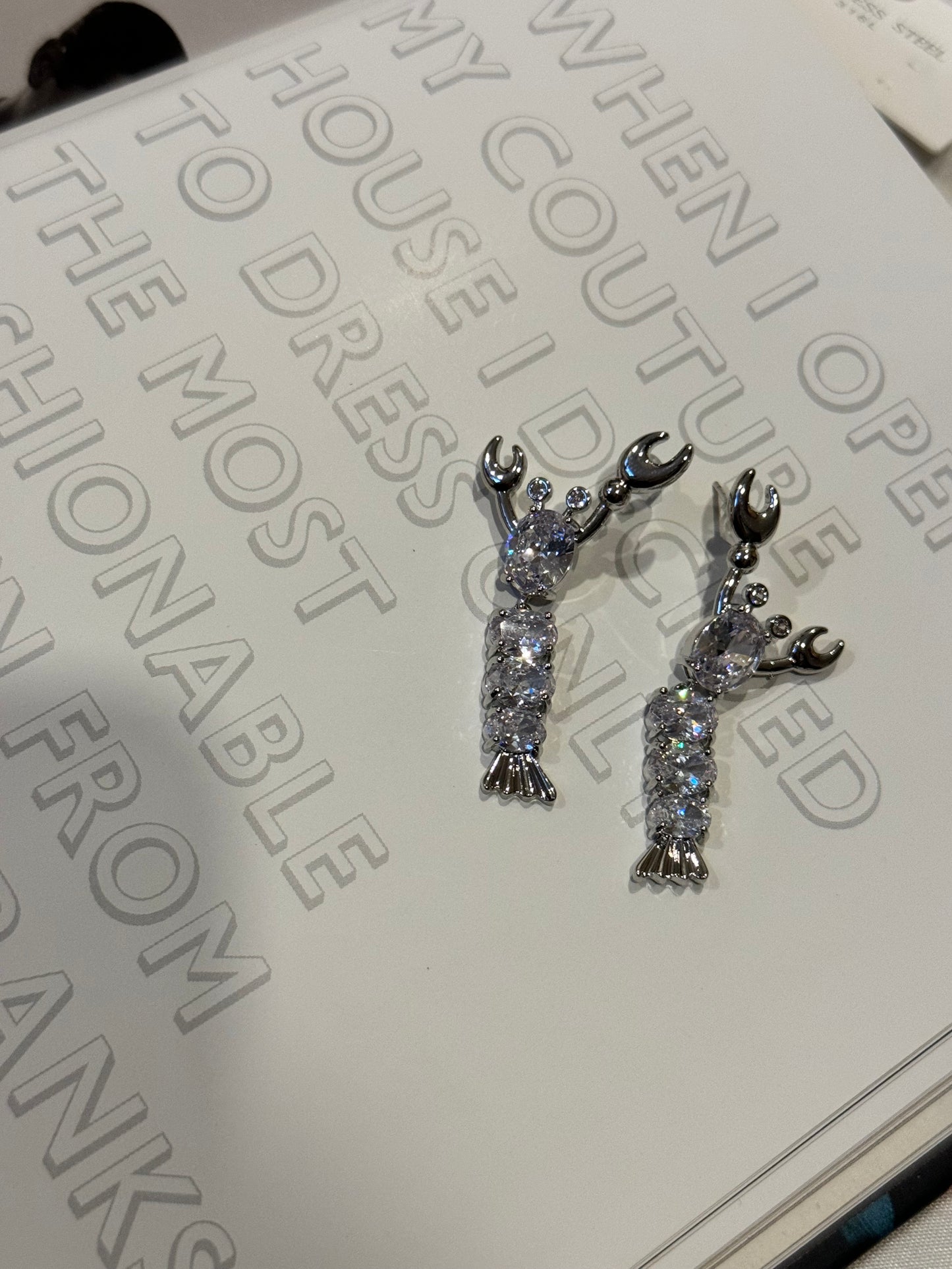 Pendientes Langosta