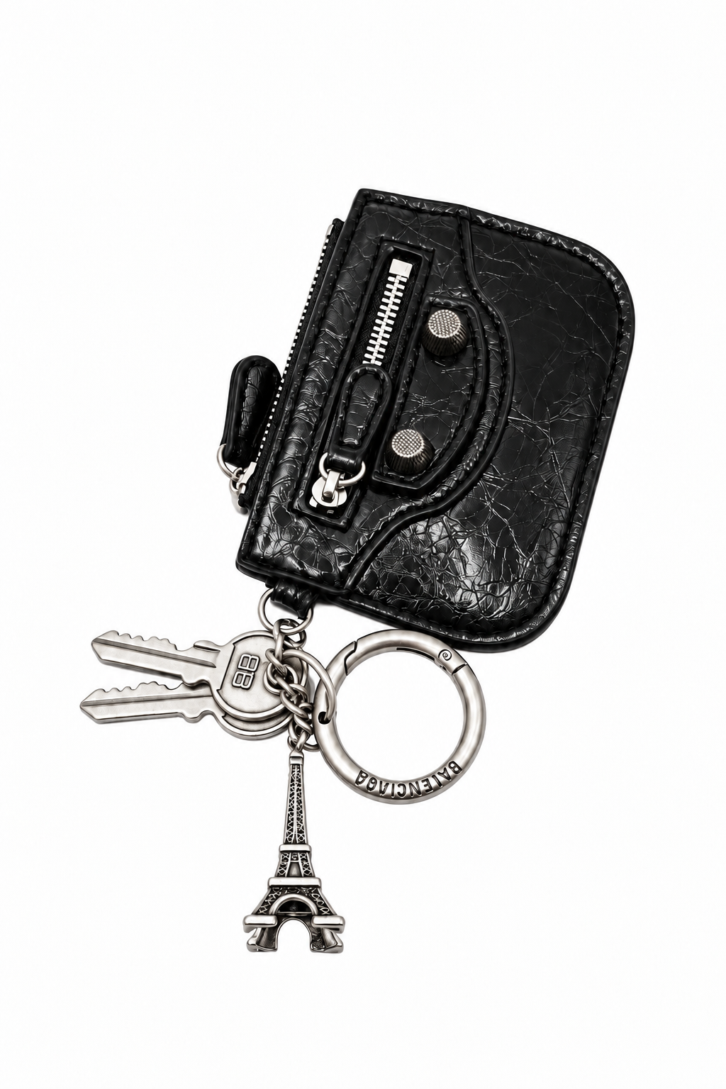 B’lenciaga Le Cagole Key Pouch Charm