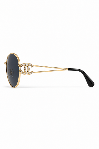 Lentes C’anel Crystal Round