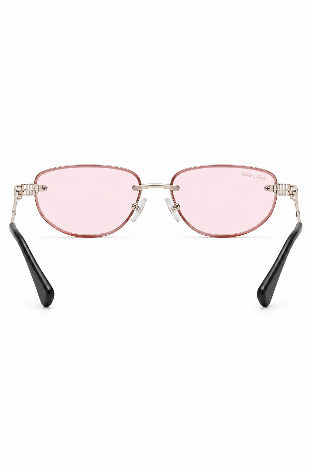 Lentes M’u M’u Logo Rimless Shield