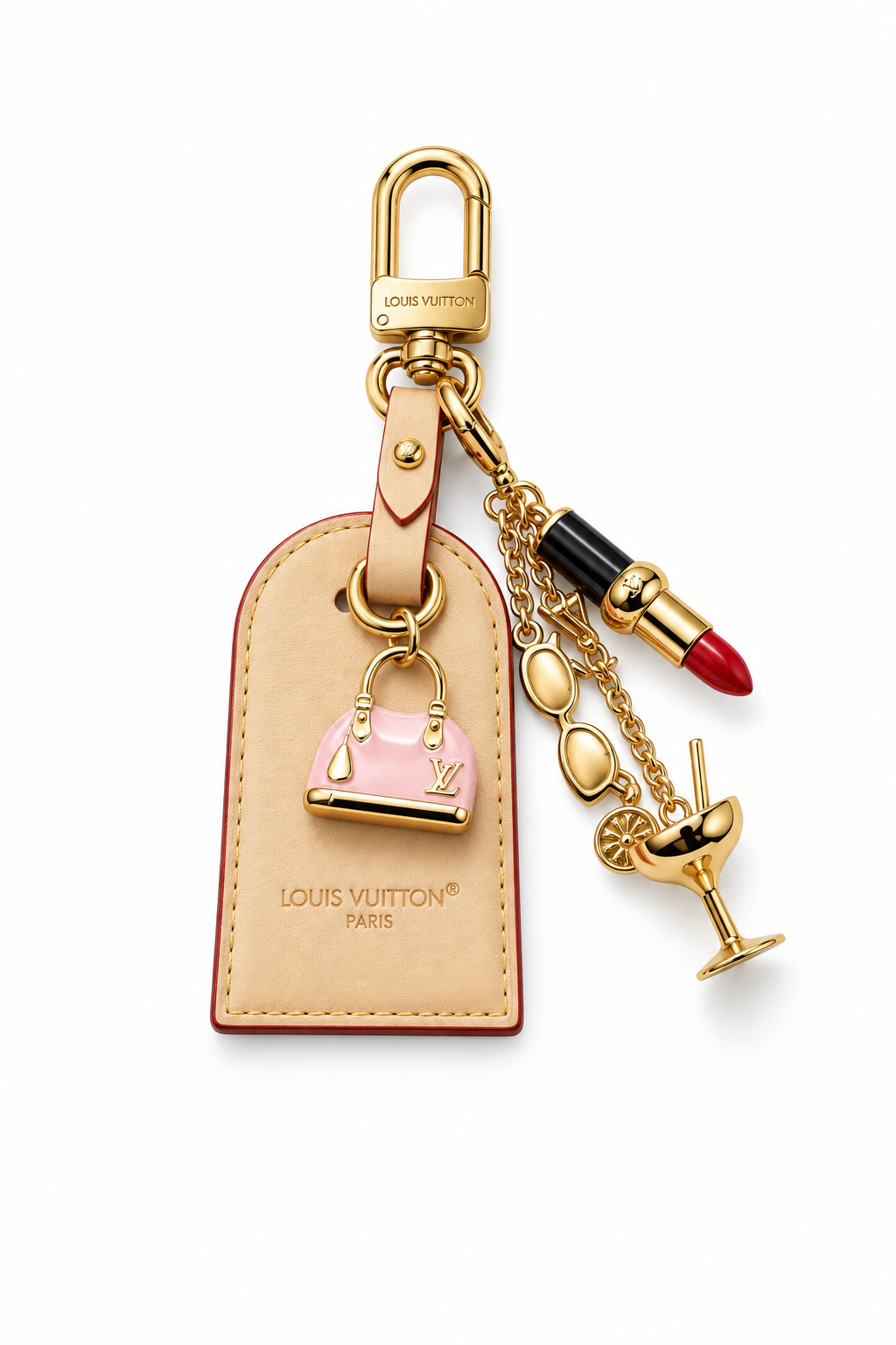 LV Dangling Charms Keychain