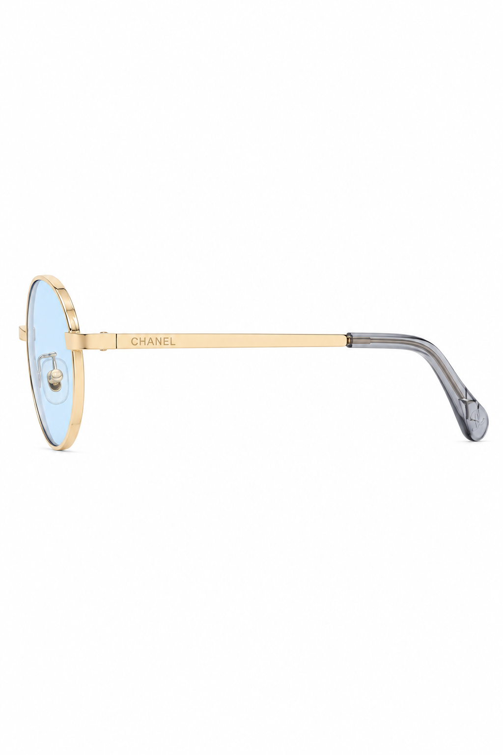Lentes C’anel Round Metal