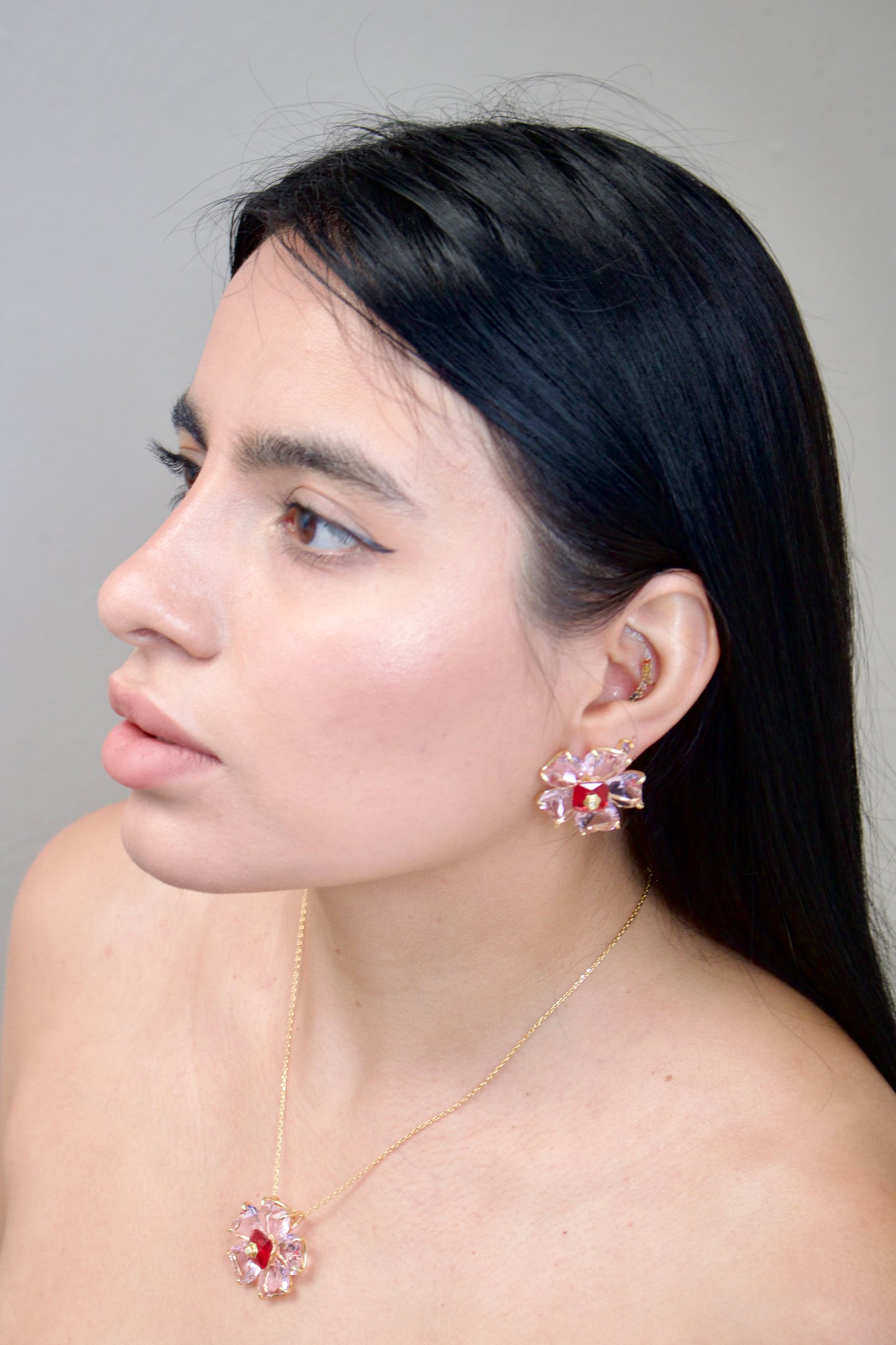 Collar y Aretes a Juego Swarows
