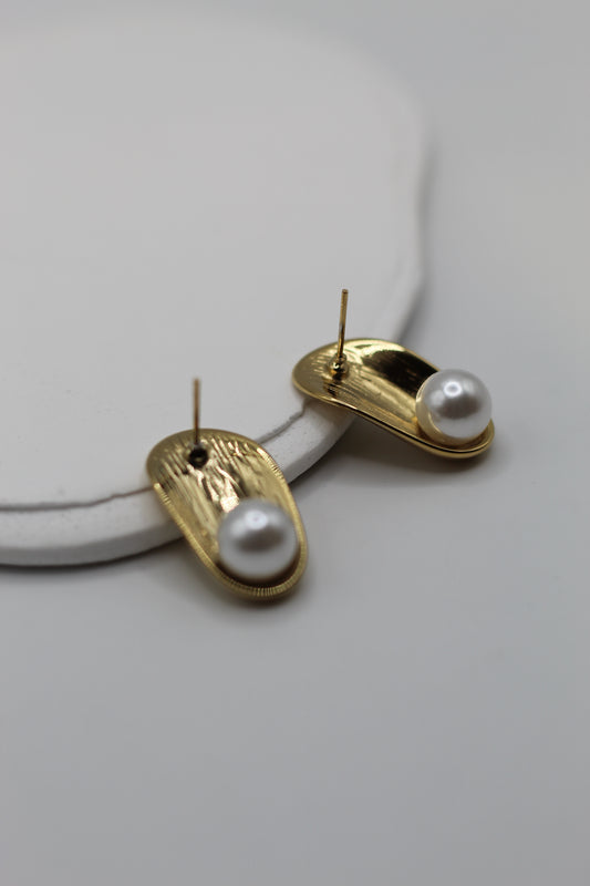 Pendientes Perla detrás