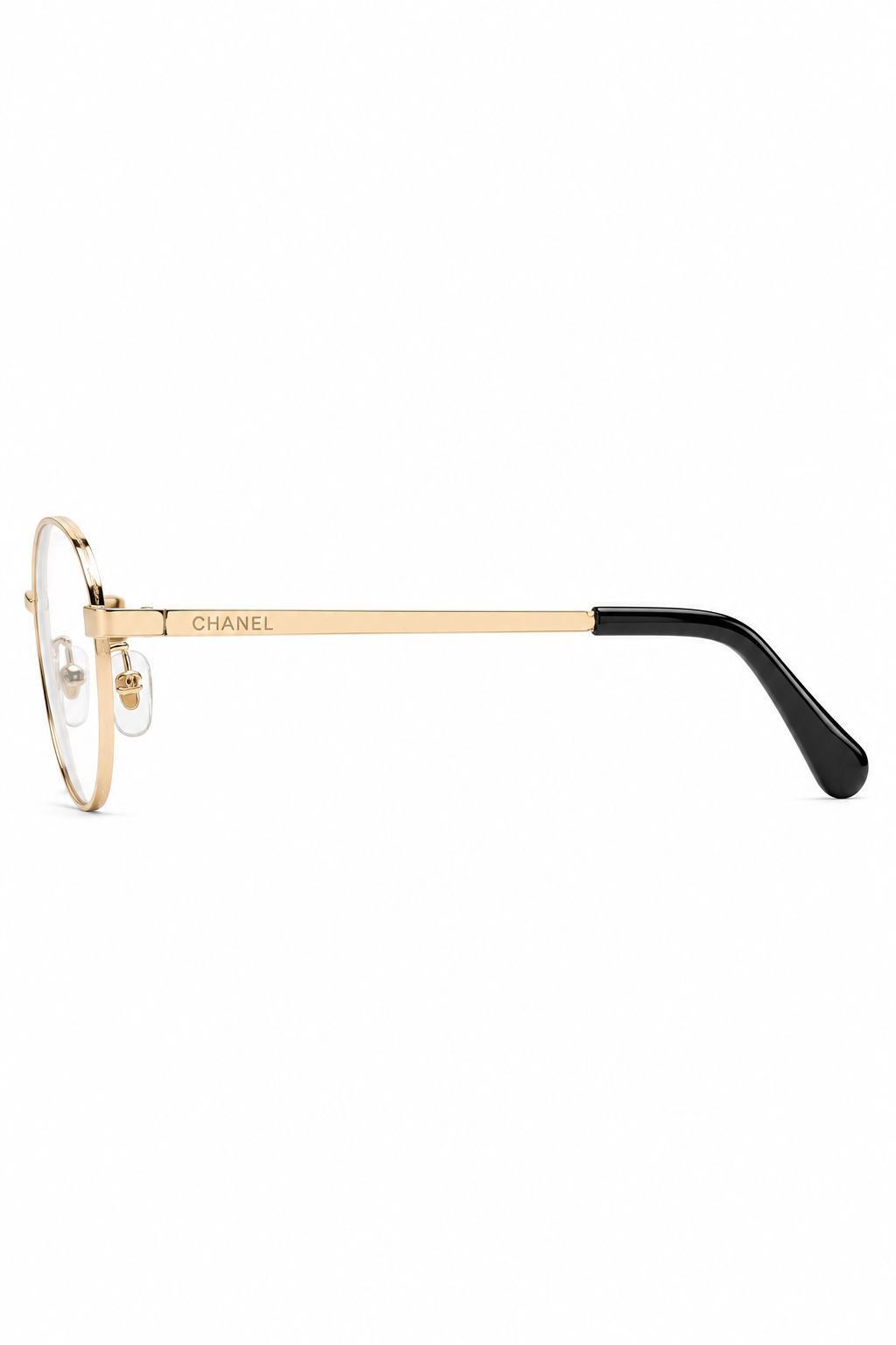 Lentes C’anel Round Metal