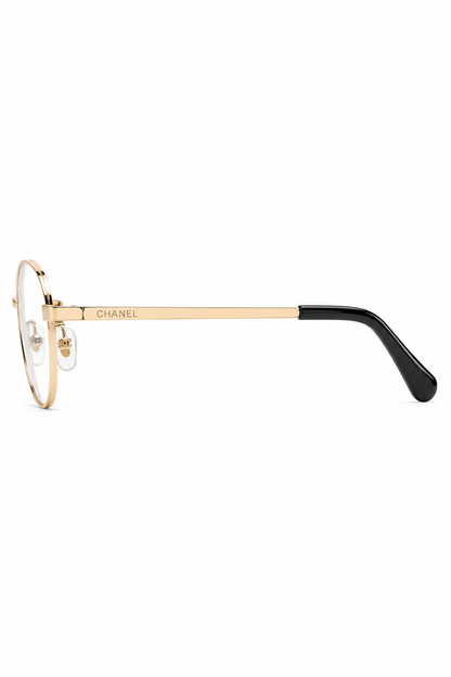 Lentes C’anel Round Metal