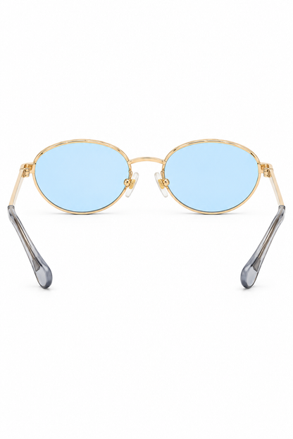 Lentes C’anel Round Metal