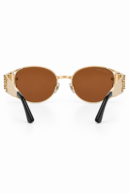 Lentes S’int Laurent Round Logo