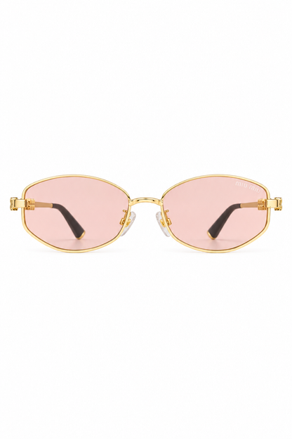 Lentes M’u M’u Gold Geometric
