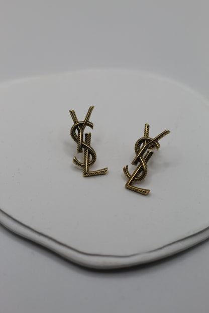 Pendientes YSL 🐍