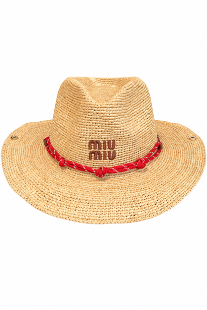 Sombrero M’u Miu Raffia Western