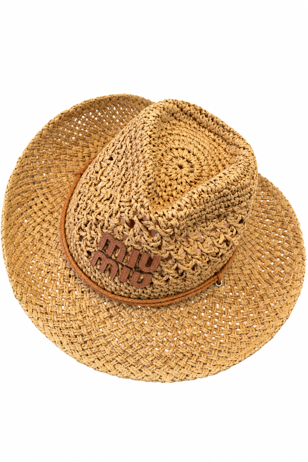 Sombrero M’u Miu Raffia Cowboy