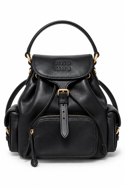 Backpack Miu Miu Drawstring