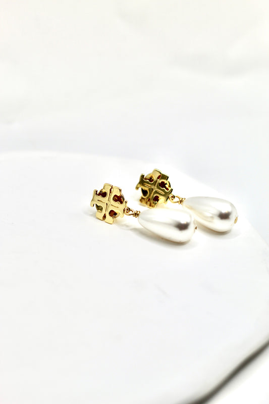 Pendientes Tory B Pearl