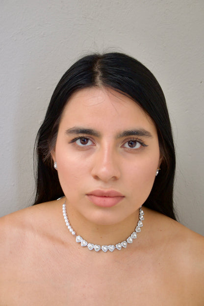 Collar y Aretes a Juego Swarows
