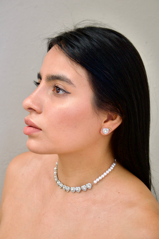 Collar y Aretes a Juego Swarows