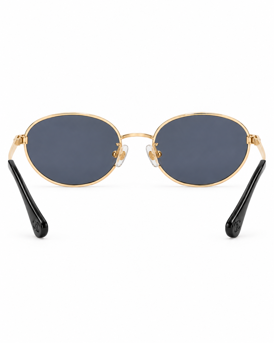 Lentes C’anel Round Metal