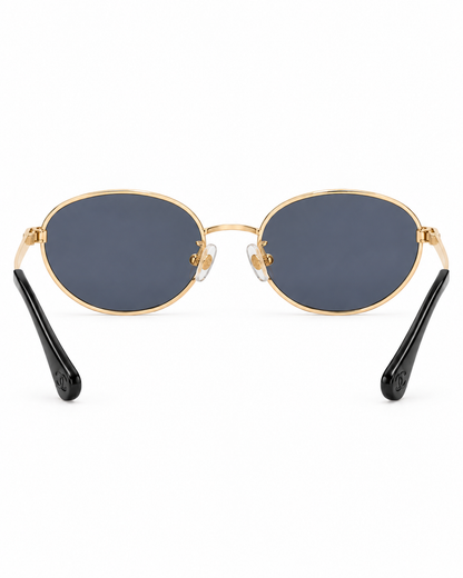 Lentes C’anel Round Metal