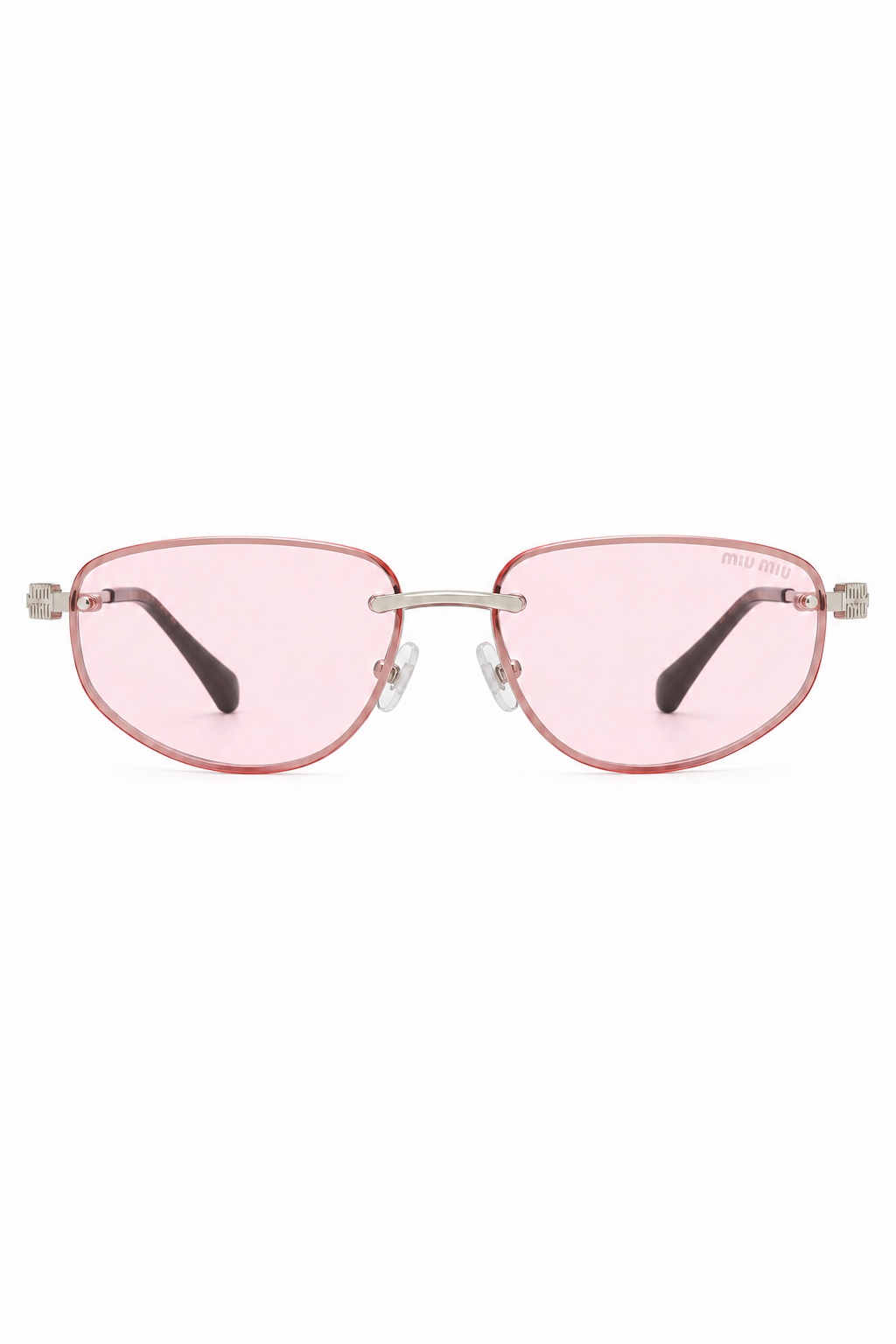 Lentes M’u M’u Logo Rimless Shield