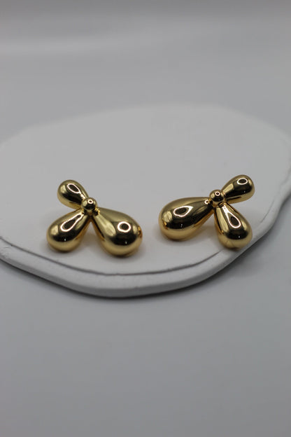 Pendientes media flor