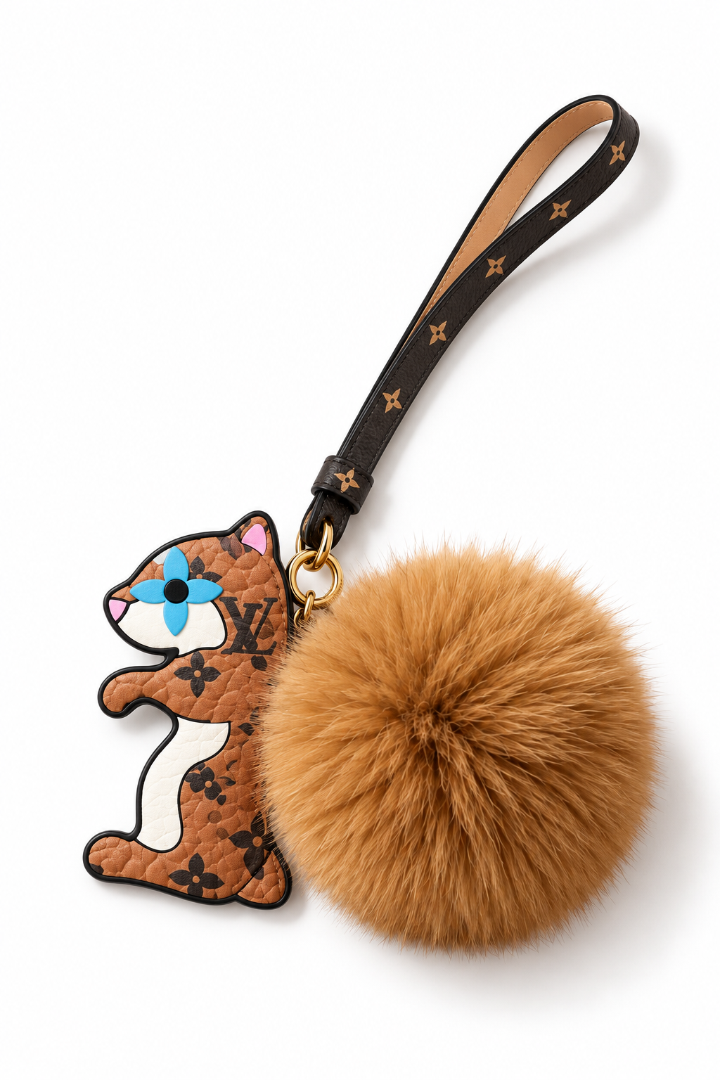 LV Pompon Bag Charm