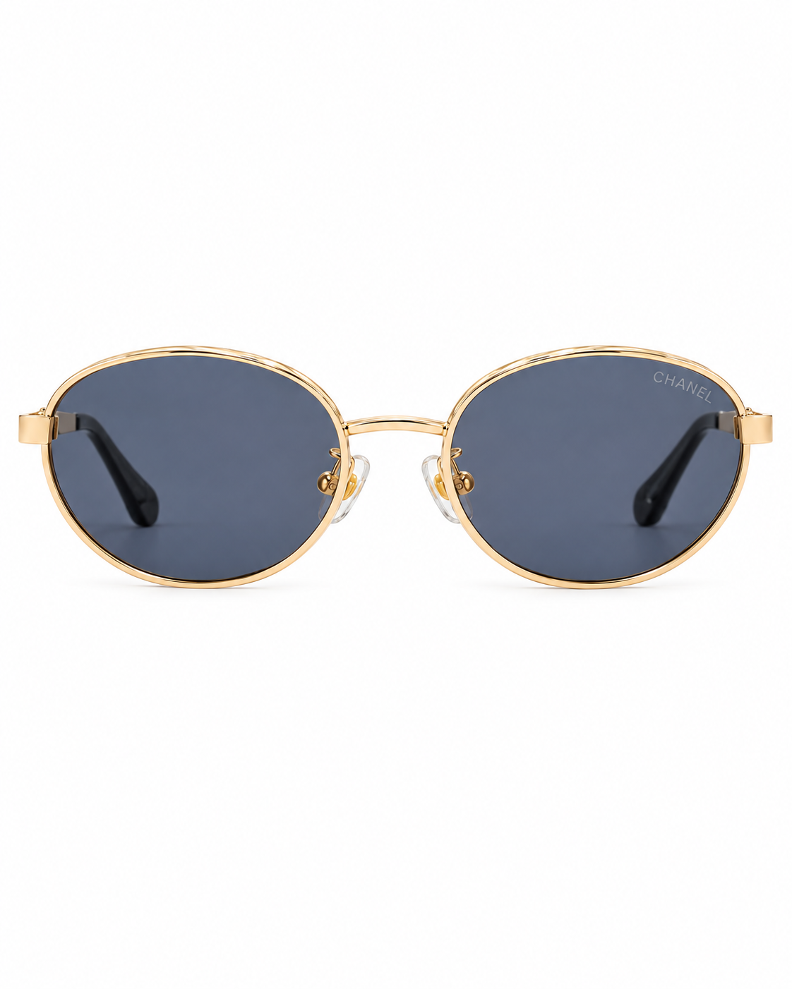 Lentes C’anel Round Metal
