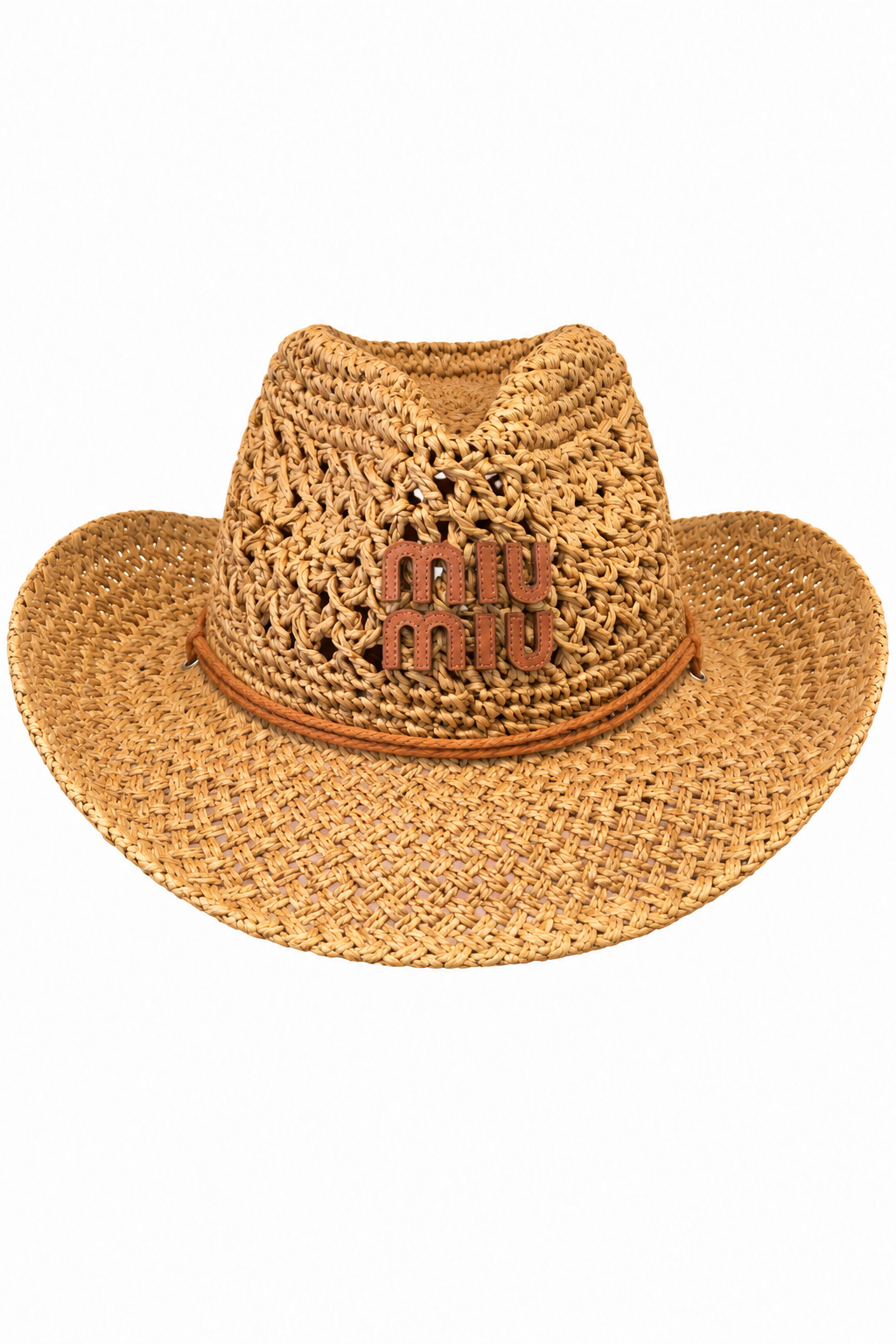 Sombrero M’u Miu Raffia Cowboy