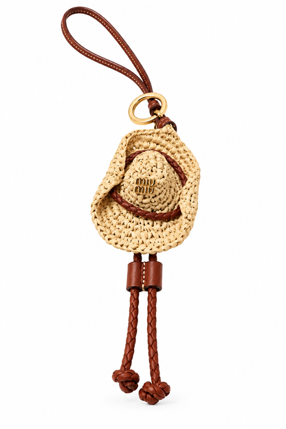 Llavero M’u Miu Raffia
