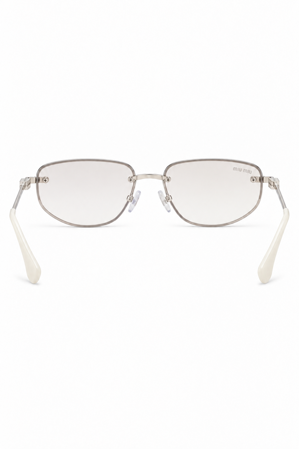 Lentes M’u M’u Logo Rimless Shield