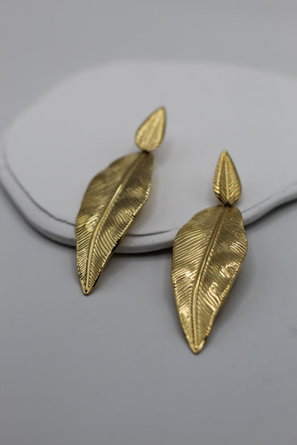 Pendientes Hojas