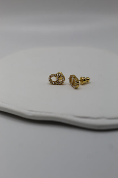 Aretes CD perlas