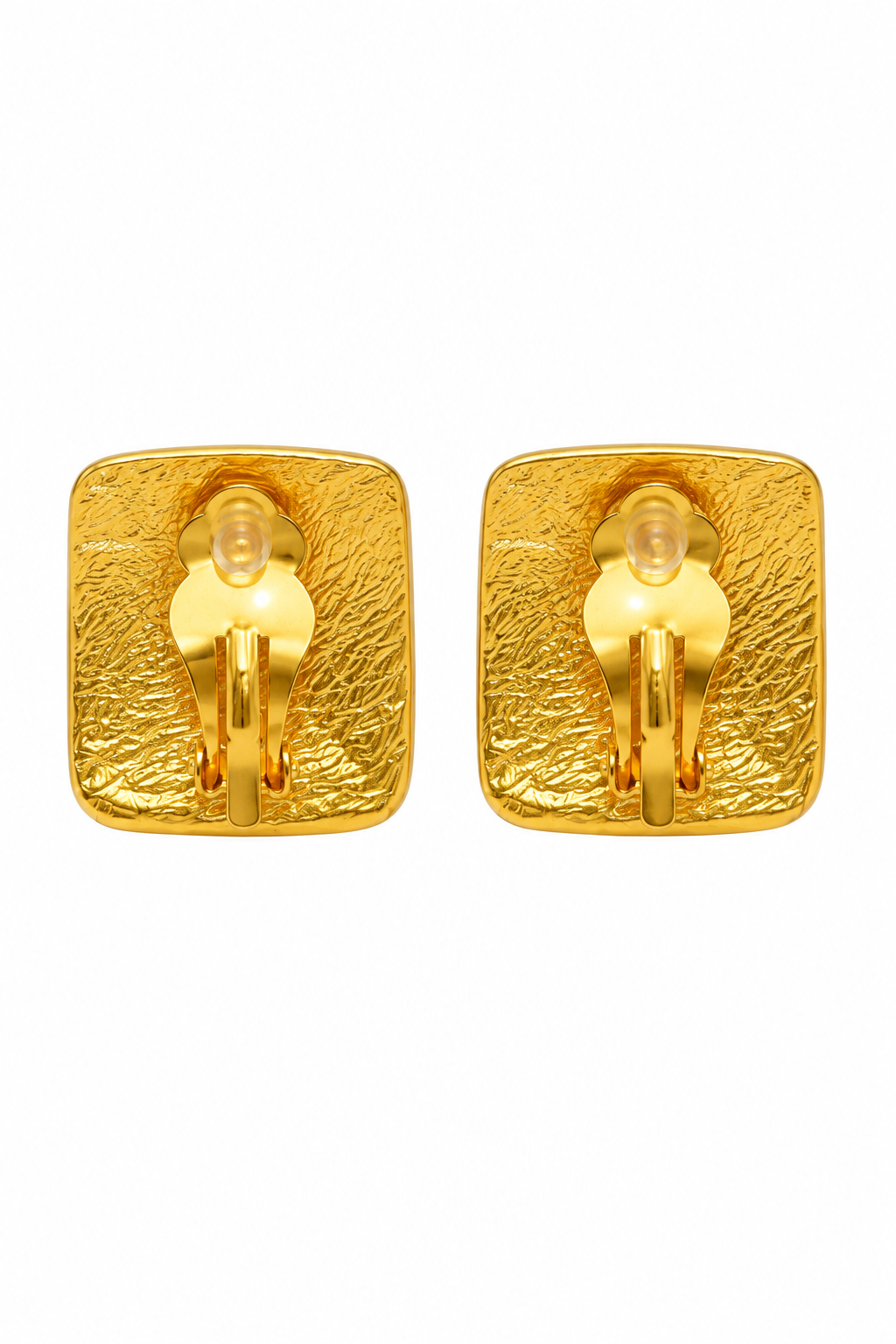 Pendientes Y S’int L Vintage Textured Square