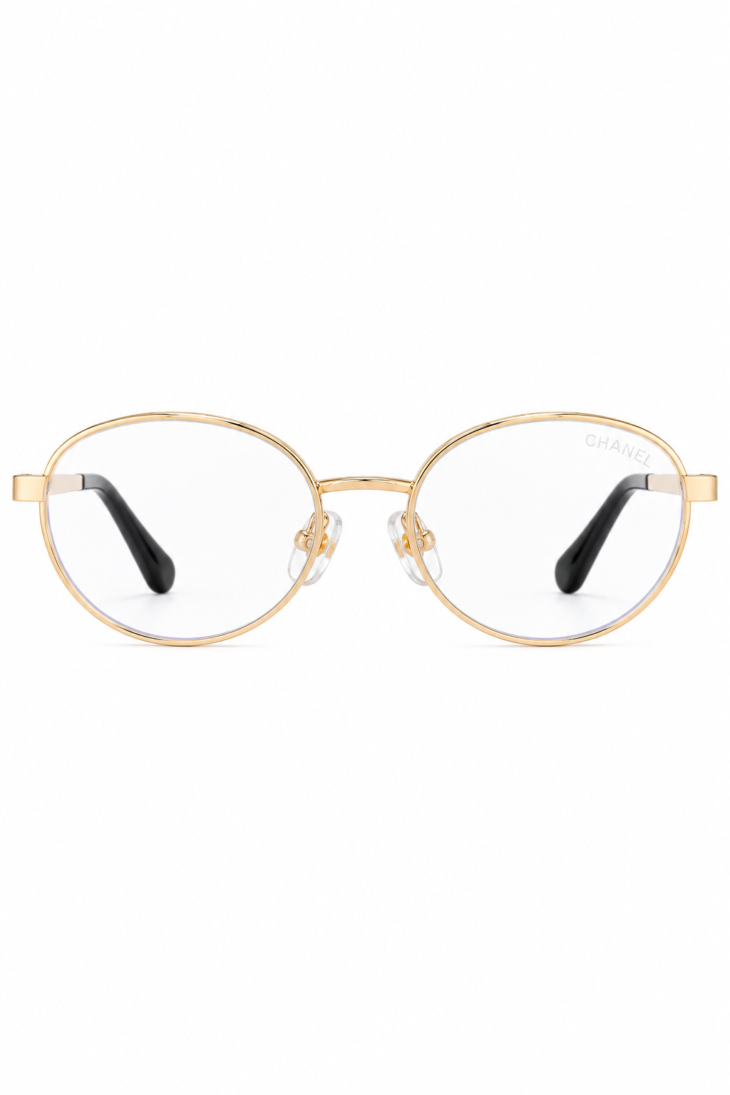 Lentes C’anel Round Metal