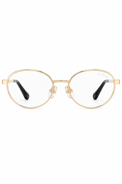 Lentes C’anel Round Metal