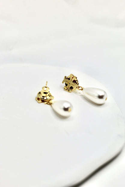 Pendientes Tory B Pearl