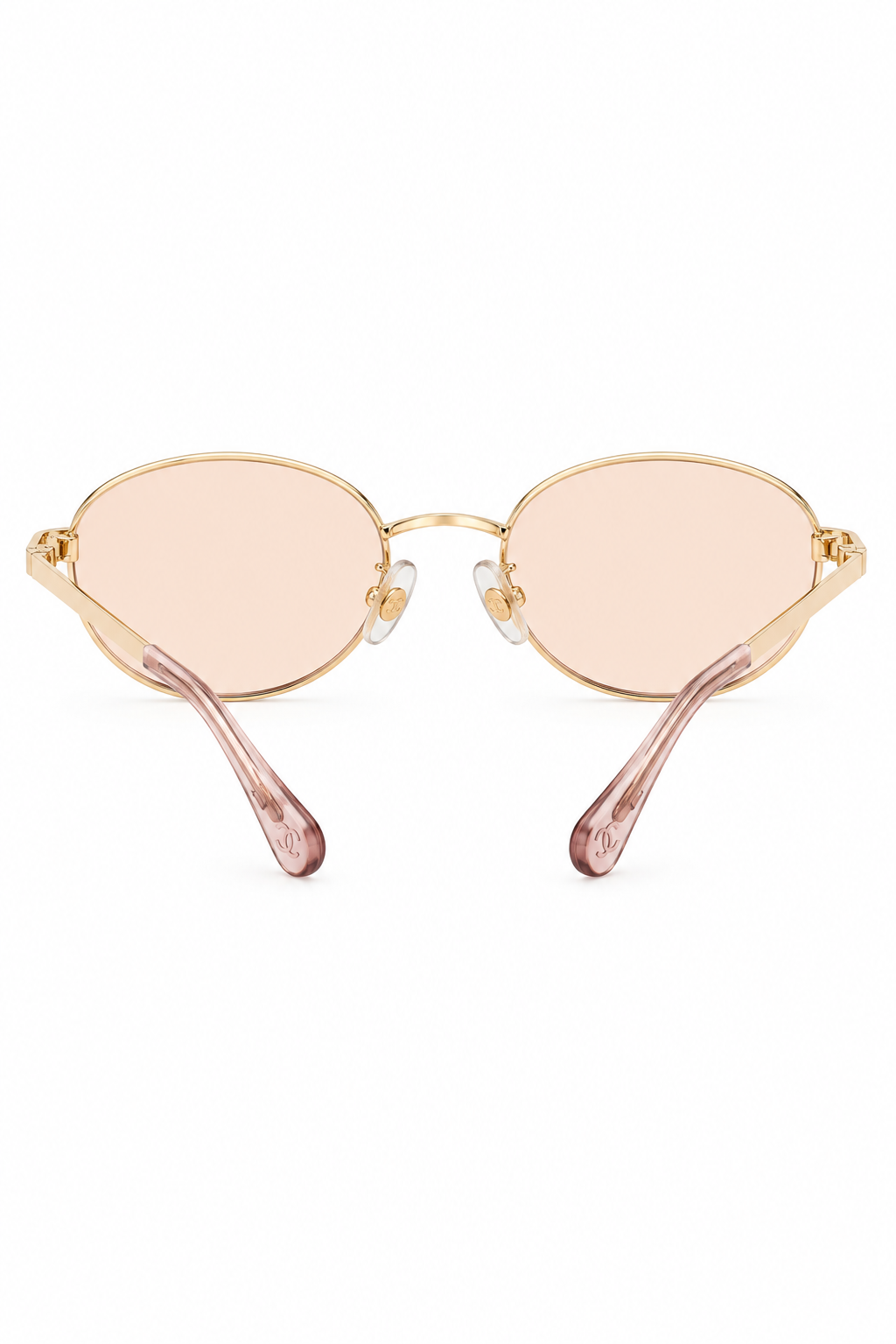 Lentes C’anel Round Metal