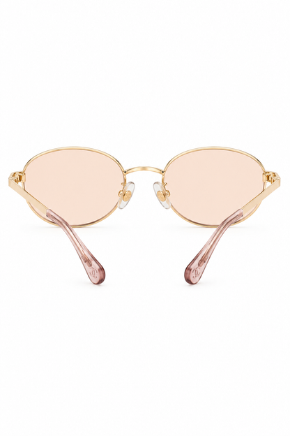 Lentes C’anel Round Metal
