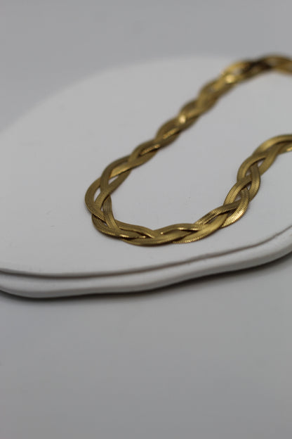 Collar Trenza Triple