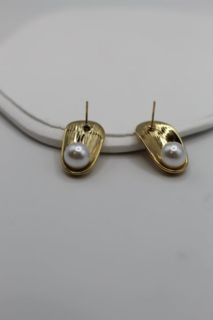 Pendientes Perla detrás