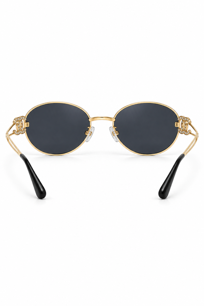 Lentes C’anel Crystal Round