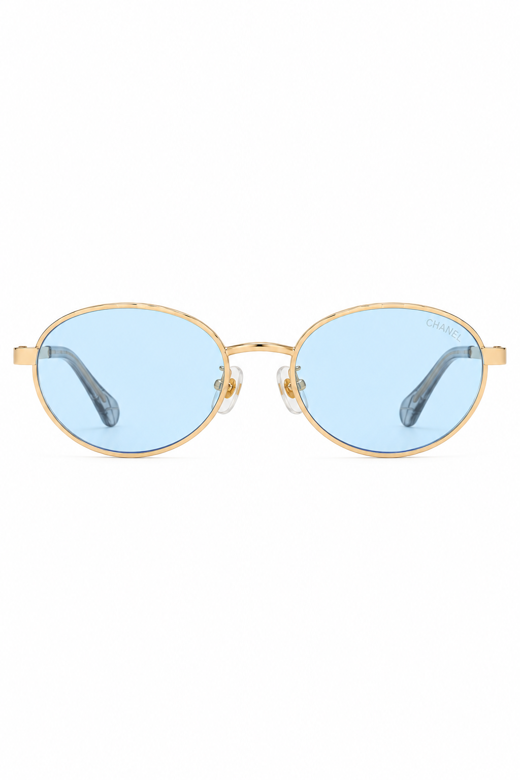 Lentes C’anel Round Metal